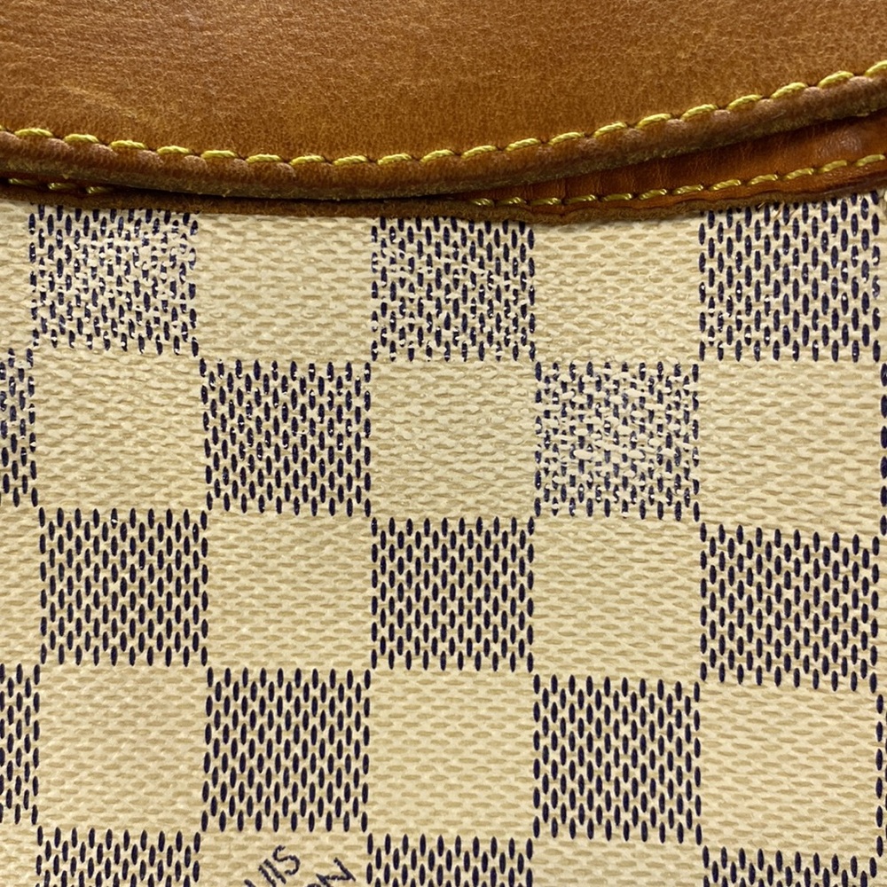 Authentic Louis Vuitton Galliera PM Damier Azur in cream blue with gold hardware - Picture 8 of 16